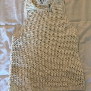 Madewell Cream Knit Tank Top M
